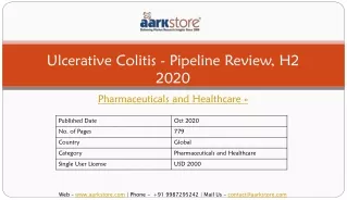 ulcerative colitis pipeline review h2 2020