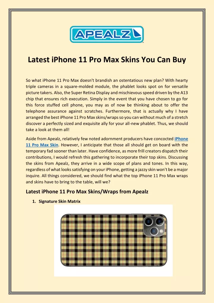 latest iphone 11 pro max skins you can buy