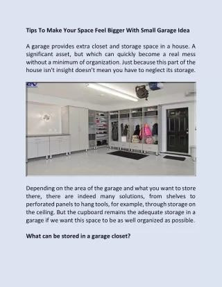 tips to make your space feel bigger with small