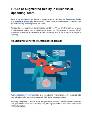future of augmented reality in business
