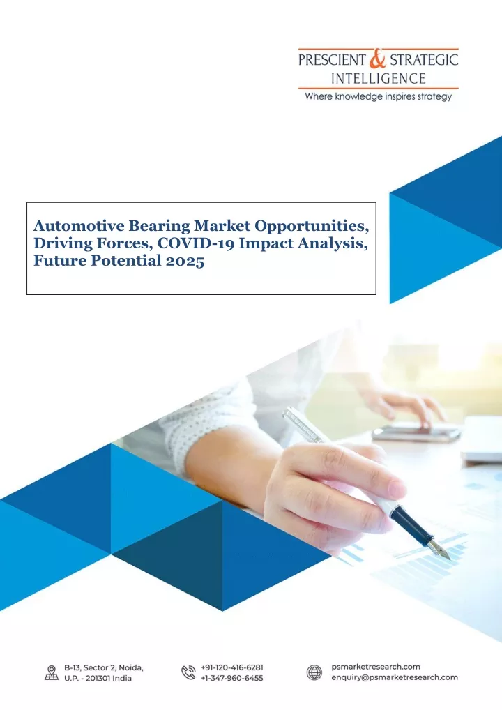 automotive bearing market opportunities driving