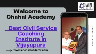 Best Civil Service Coaching Institute in Vijayapura | Chahal Academy