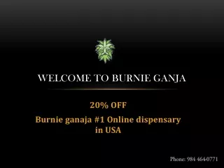welcome to Burnie Ganja