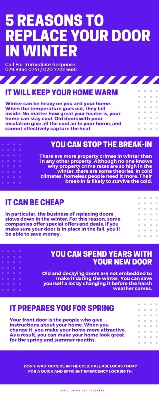 5 reasons to replace your door in winter