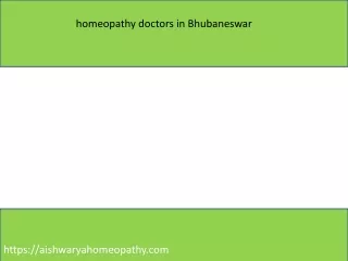 homeopathy doctors in bhubaneswar