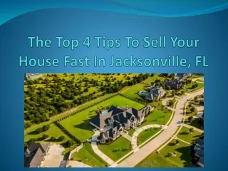 Best Things To Know Before Buying A House In Jacksonville