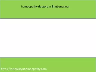 homeopathy doctors in bhubaneswar