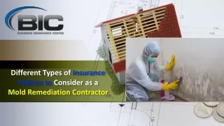 Different Types of Insurance Policies to Consider as a Mold Remediation Contractor