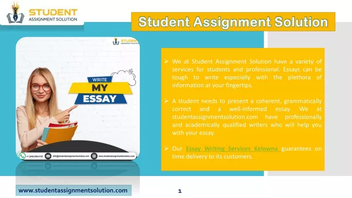 we at student assignment solution have a variety