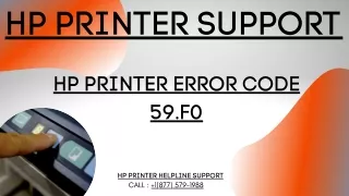 HP Printer Error Code 59.f0 || How to Fix Error 59.f0