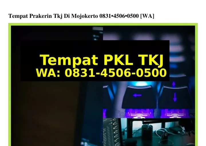 tempat prakerin tkj di mojokerto 0831 4506 0500 wa