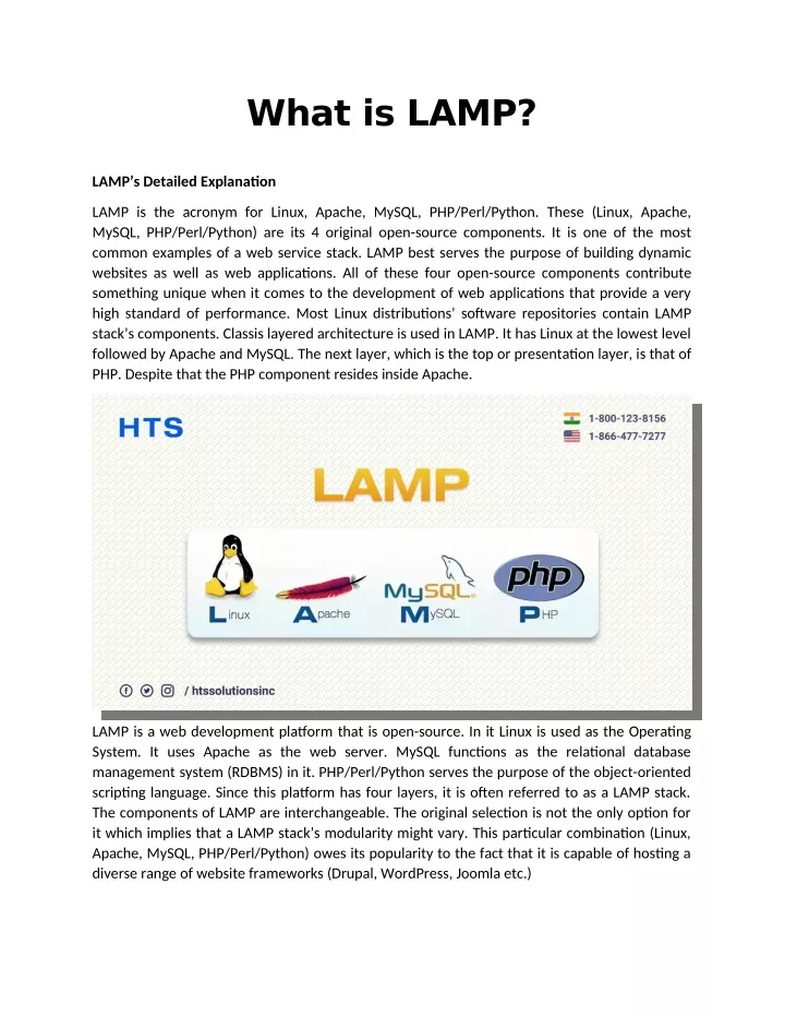 what is lamp