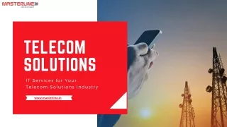 IT Services for Your Telecom Solutions Industry