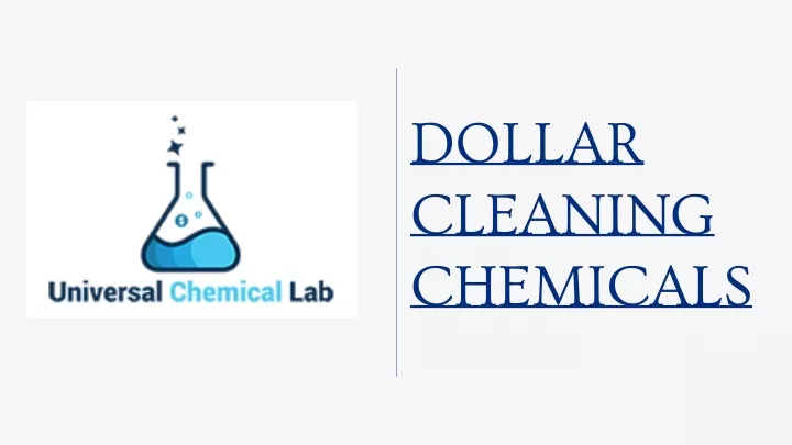 dollar cleaning chemicals