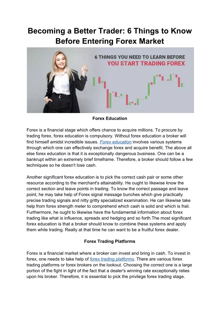 becoming a better trader 6 things to know before