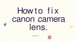How to take off camera lens canon
