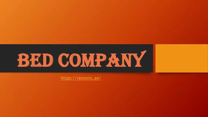 bed company