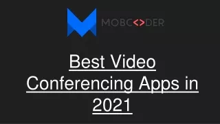 best video conferencing apps in 2021