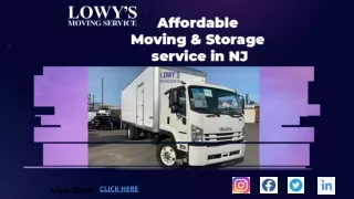 Best Commercial moving services NJ | NJ Business Office Lowy’s moving service