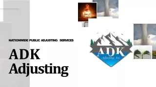 Adk Adjusting - Nationwide Public Adjusting Services