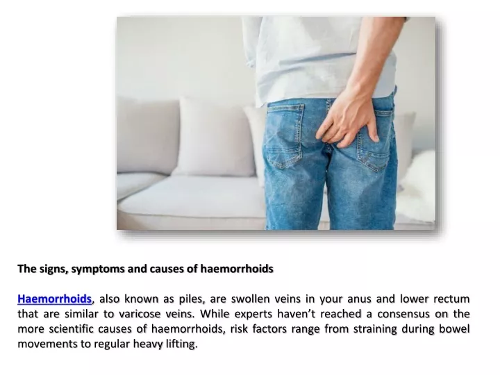 the signs symptoms and causes of haemorrhoids