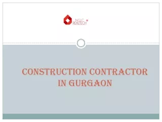 c onstruction contractor in gurgaon