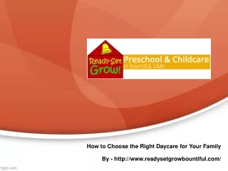 How to Choose the Right Daycare for Your Family