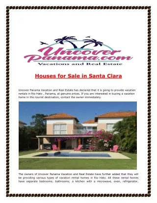 Houses for Sale in Santa Clara