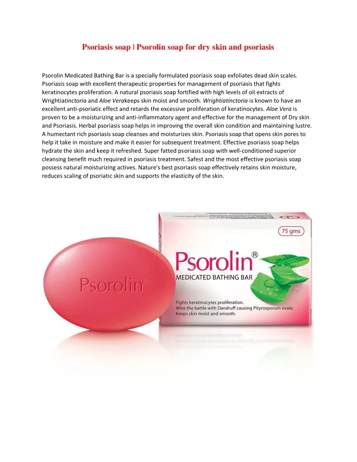 psoriasis soap psorolin soap for dry skin