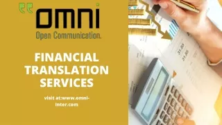 financial translation services