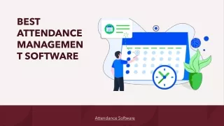 Best Attendance Management Software 2021