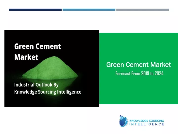 green cement market forecast from 2019 to 2024