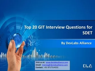 top 20 git interview questions for sdet