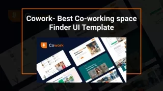 Space Work is the Best Free UI Template  Co-working space Finder
