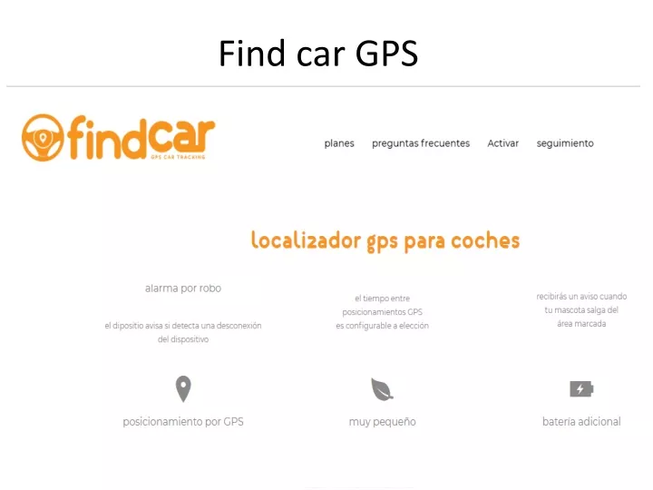 find car gps