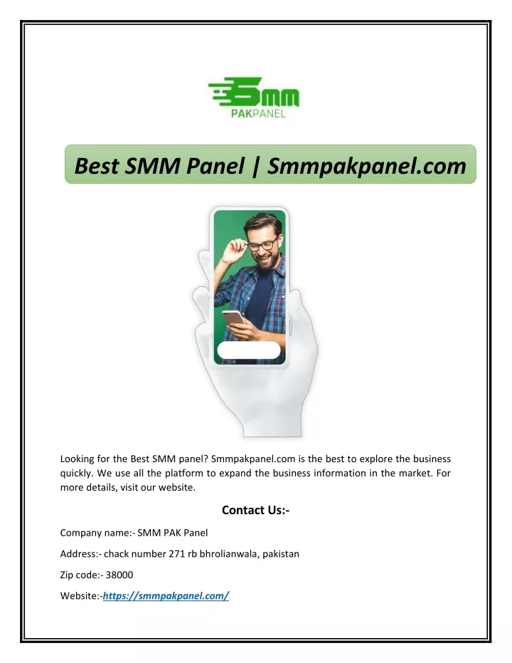 best smm panel smmpakpanel com