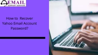 How to Recover Yahoo Email Account Password?