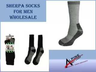Sherpa Socks For Men Wholesale | Thermal Socks Wholesale