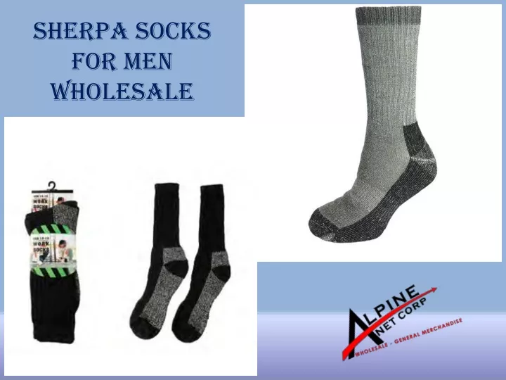 sherpa socks for men wholesale