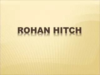 Rohan Hitch