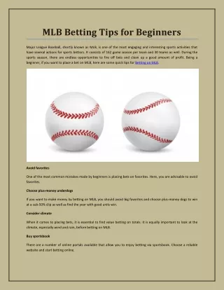 PPT - Top Tips For Beginners To Sports Betting PowerPoint Presentation ...