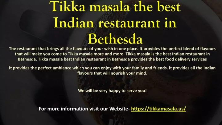 tikka masala the best indian restaurant in bethesda