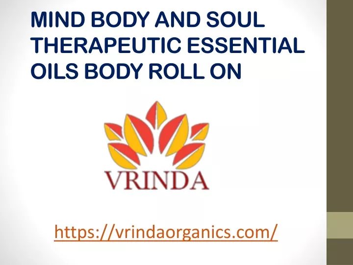 mind body and soul therapeutic essential oils body roll on