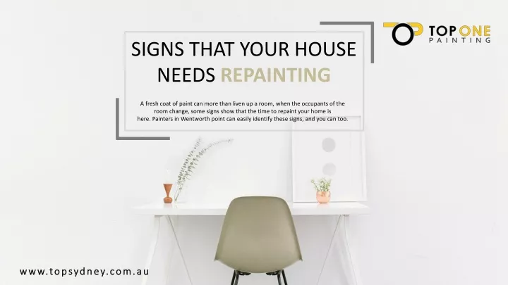 signs that your house needs repainting