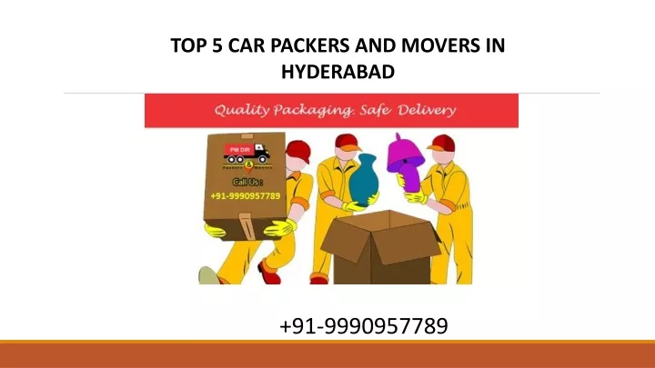 top 5 car packers and movers in hyderabad