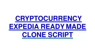 CRYPTOCURRENCY EXPEDIA READY MADE CLONE SCRIPT