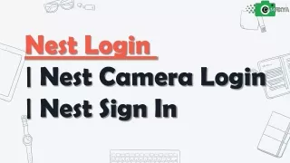 Nest Login |18446411174| Nest Camera Login