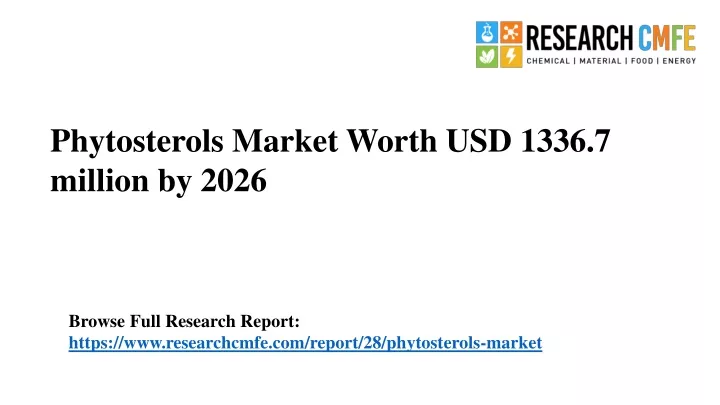 phytosterols market worth usd 1336 7 million