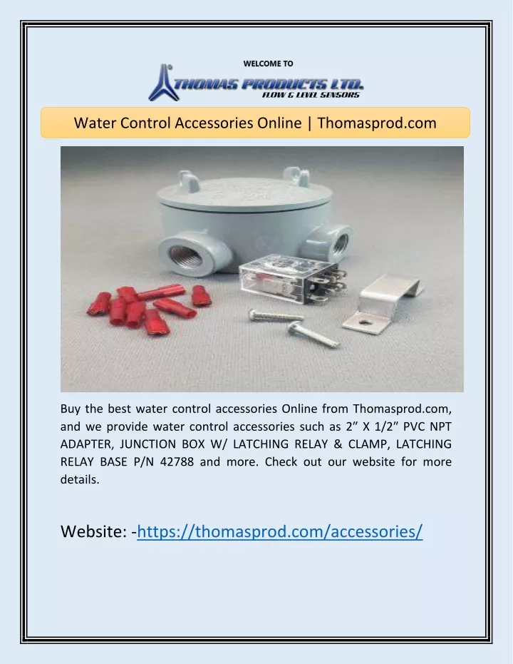 water control accessories online thomasprod com