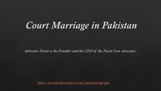 Simple Process of Court Marriage in Pakistan in 2021